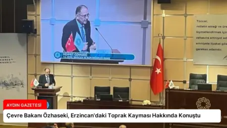 Çevre Bakanı Özhaseki, Erzincan’daki Toprak Kayması Hakkında Konuştu