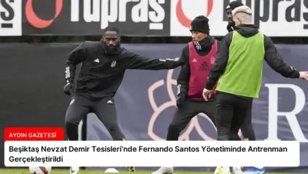 Beşiktaş Nevzat Demir Tesisleri’nde Fernando Santos Yönetiminde Antrenman Gerçekleştirildi