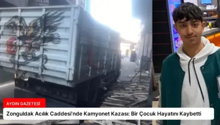 Zonguldak Acılık Caddesi’nde Kamyonet Kazası: Bir Çocuk Hayatını Kaybetti