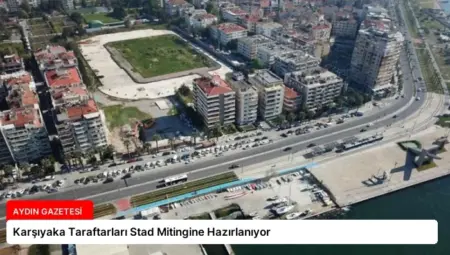 Karşıyaka Taraftarları Stad Mitingine Hazırlanıyor