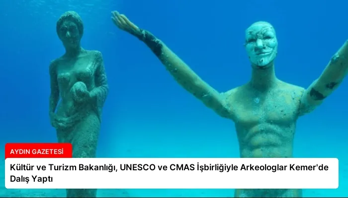 Kültür ve Turizm Bakanlığı, UNESCO ve CMAS İşbirliğiyle Arkeologlar Kemer’de Dalış Yaptı