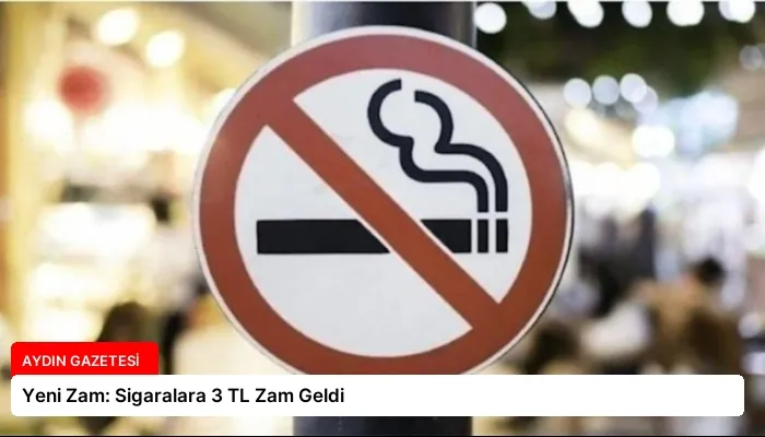 Yeni Zam: Sigaralara 3 TL Zam Geldi