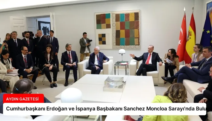 Cumhurbaşkanı Erdoğan ve İspanya Başbakanı Sanchez Moncloa Sarayı’nda Buluştu
