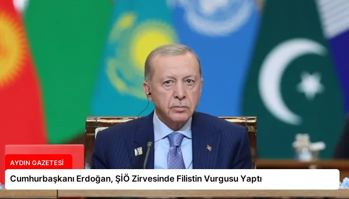 Cumhurbaşkanı Erdoğan, ŞİÖ Zirvesinde Filistin Vurgusu Yaptı