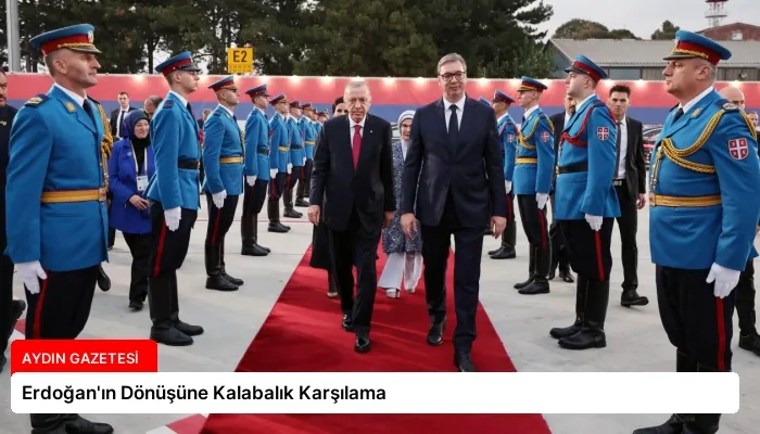 Erdoğan’ın Dönüşüne Kalabalık Karşılama