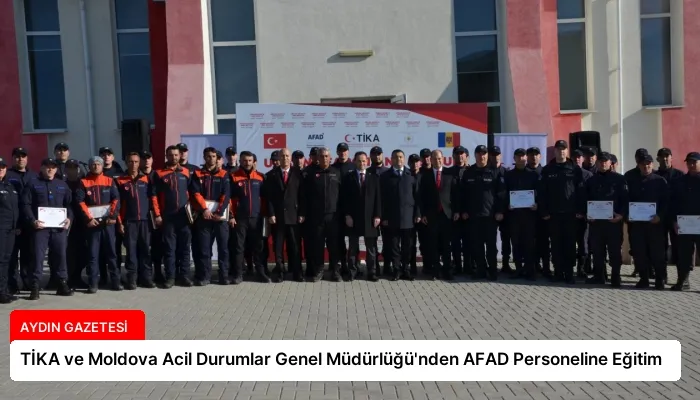 TİKA ve Moldova Acil Durumlar Genel Müdürlüğü’nden AFAD Personeline Eğitim