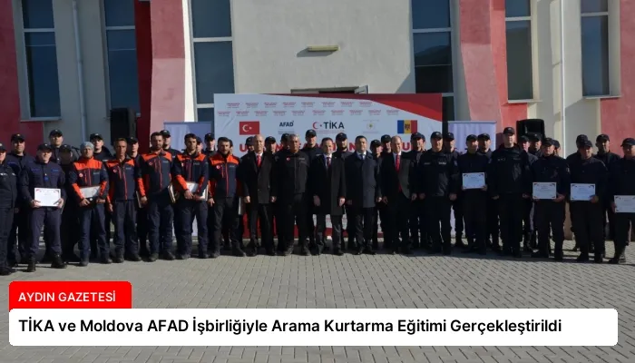 TİKA ve Moldova AFAD İşbirliğiyle Arama Kurtarma Eğitimi Gerçekleştirildi
