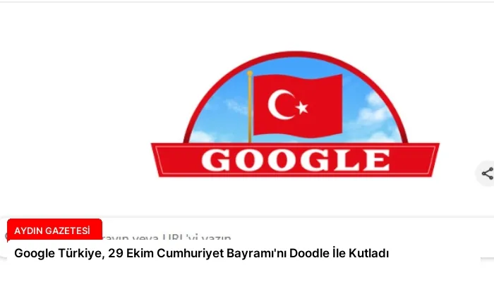 Google Türkiye, 29 Ekim Cumhuriyet Bayramı’nı Doodle İle Kutladı
