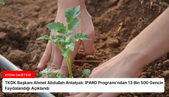 TKDK Başkanı Ahmet Abdullah Antalyalı: IPARD Programı’ndan 13 Bin 500 Gencin Faydalandığı Açıklandı