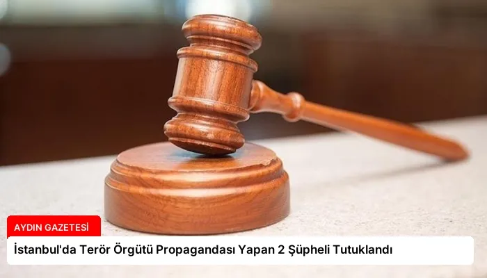 İstanbul’da Terör Örgütü Propagandası Yapan 2 Şüpheli Tutuklandı