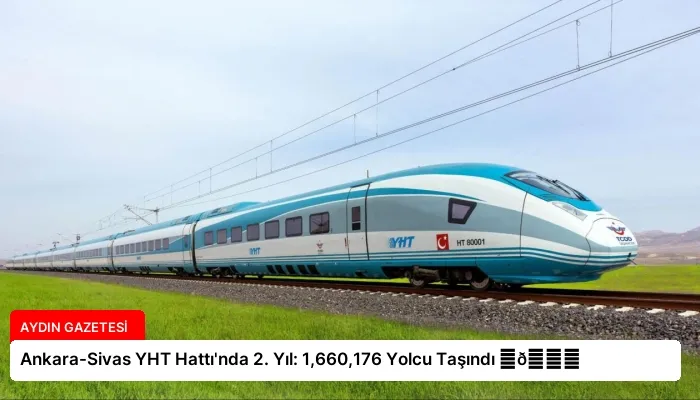 Ankara-Sivas YHT Hattı’nda 2. Yıl: 1,660,176 Yolcu Taşındı ⏬👇