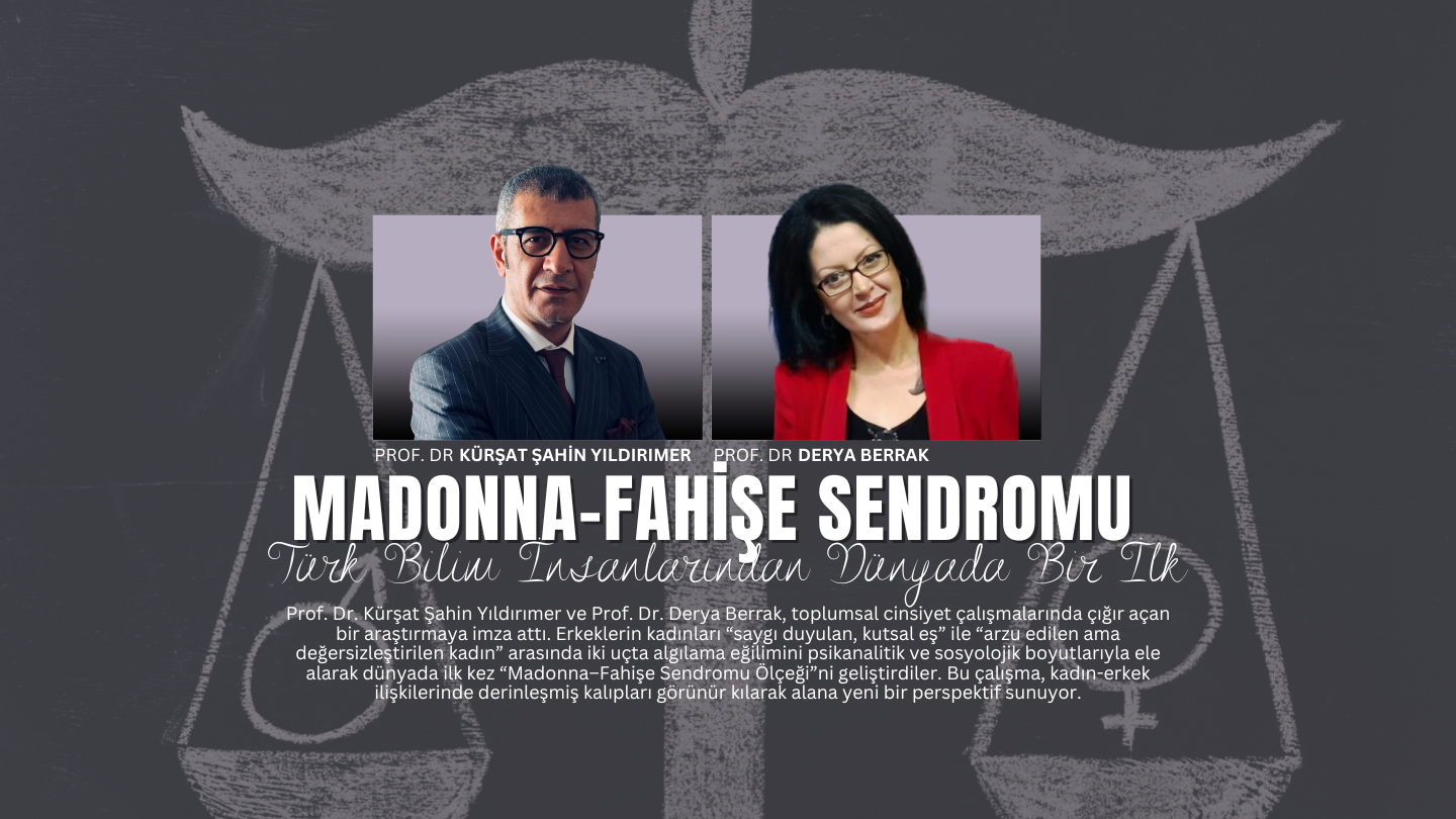 Türk Bilim İnsanlarından Dünyada Bir İlk: “Madonna–Fahişe Sendromu”na Bilimsel Ölçek