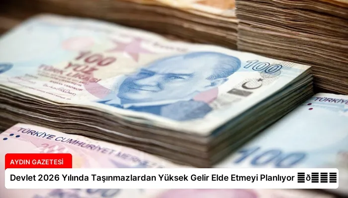 Devlet 2026 Yılında Taşınmazlardan Yüksek Gelir Elde Etmeyi Planlıyor ⏬👇