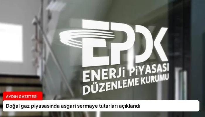 Doğal gaz piyasasında asgari sermaye tutarları açıklandı