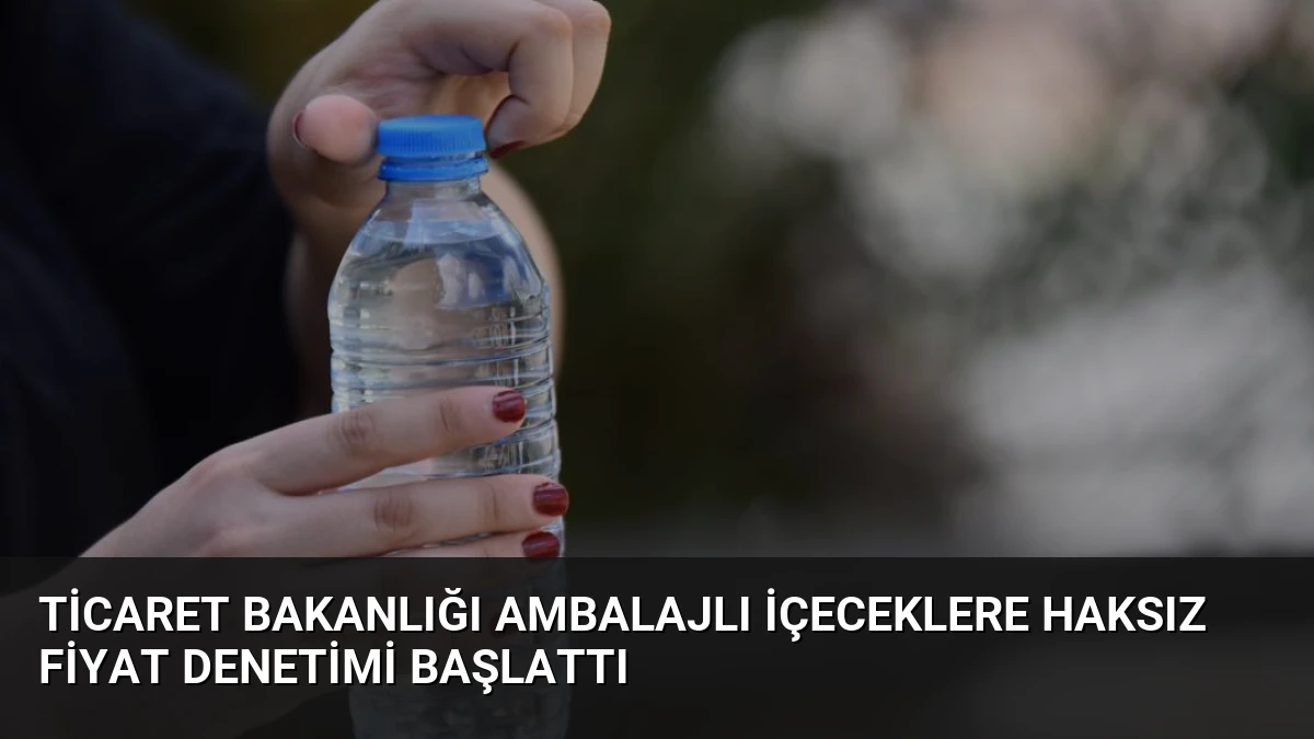 Ticaret Bakanlığı Ambalajlı İçeceklere Haksız Fiyat Denetimi Başlattı