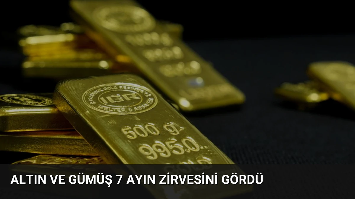 Altın ve Gümüş 7 Ayın Zirvesini Gördü