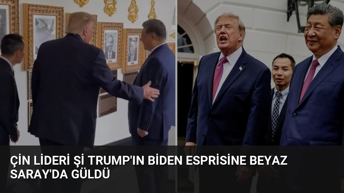 Çin Lideri Şi Trump’ın Biden Esprisine Beyaz Saray’da Güldü