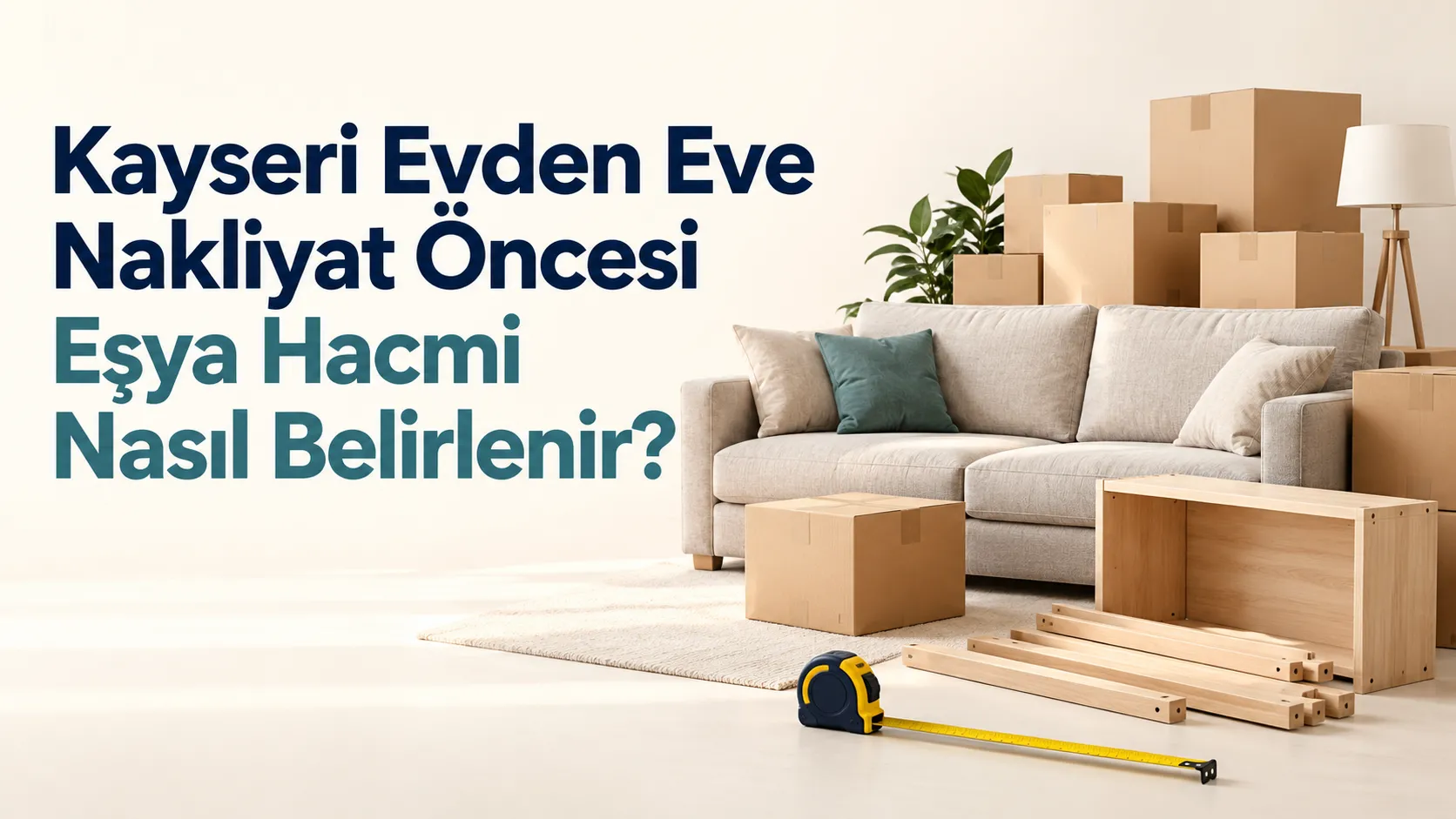 Kayseri Evden Eve Nakliyat Öncesi Eşya Hacmi Nasıl Belirlenir?